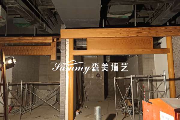 山西晉中田森匯商業(yè)南區(qū)地下風(fēng)情街門面石膏板
